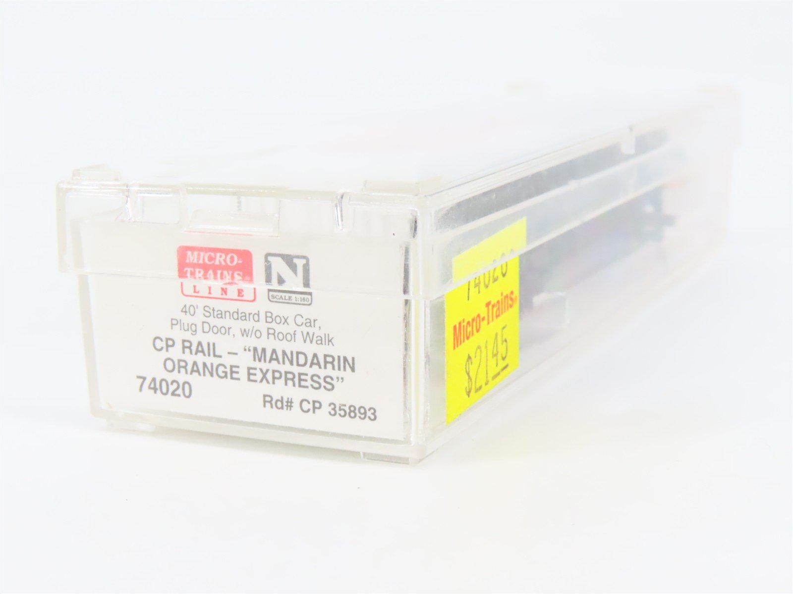 N Scale Micro-Trains 74020 CP Rail 40' Box Car 35893 RTR