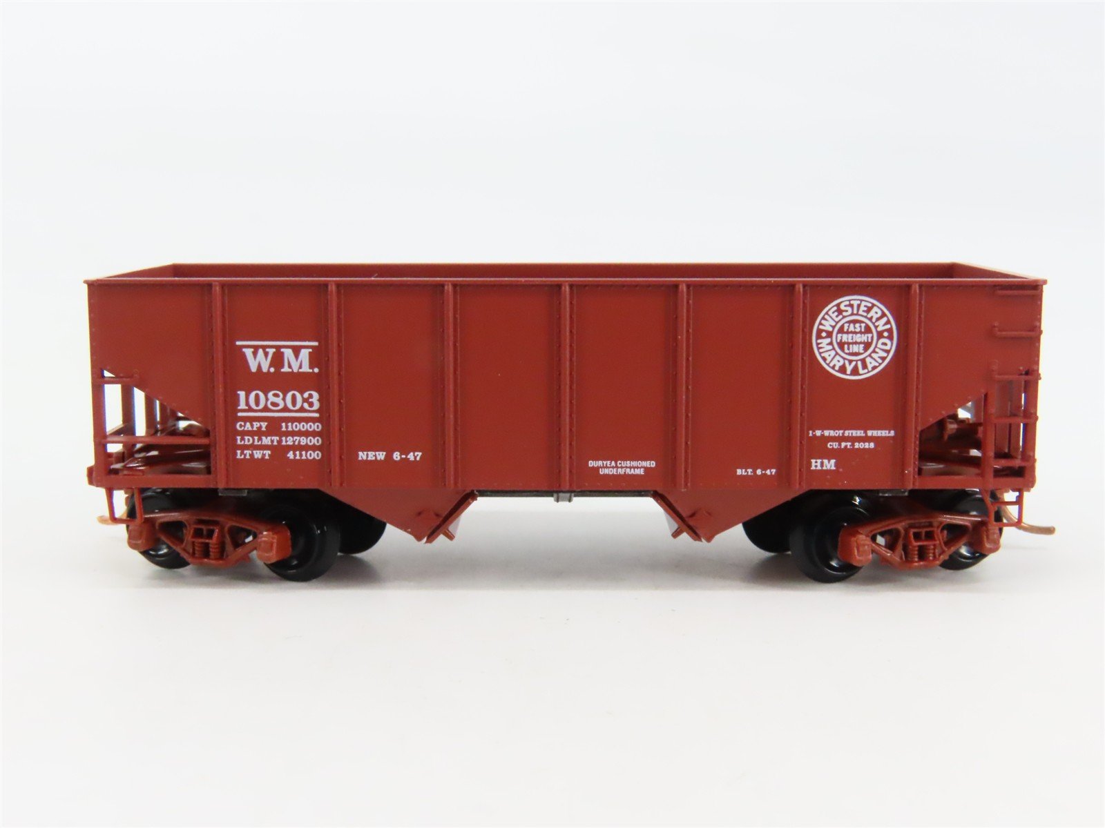 N Scale Micro-Trains 56090 WM Western Maryland 33' Hopper 10803 RTR