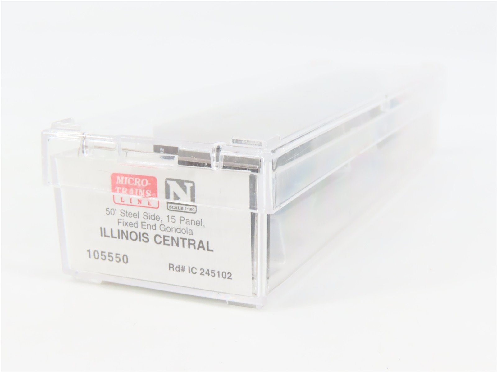 N Scale Micro-Trains 105550 IC Illinois Central 50' Gondola 245102 RTR
