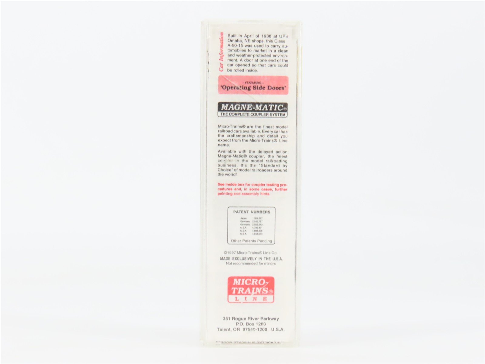 N Scale Micro-Trains 49460 URTX Union Refrigerator Transit Co. 40' Reefer RTR