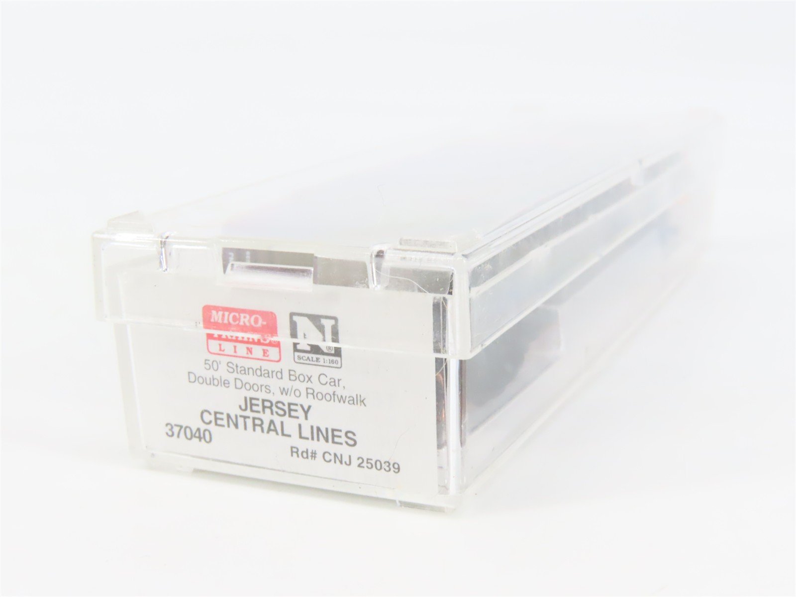 N Scale Micro-Trains 37040 CNJ Jersey Central Lines 50' Box Car 25039 RTR