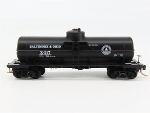 N Scale Micro-Trains 65020 B&O Baltimore & Ohio 39' Tank Car X417 RTR