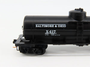 N Scale Micro-Trains 65020 B&O Baltimore & Ohio 39' Tank Car X417 RTR