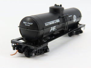 N Scale Micro-Trains 65020 B&O Baltimore & Ohio 39' Tank Car X417 RTR