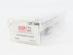 N Scale Micro-Trains 65020 B&O Baltimore & Ohio 39' Tank Car X417 RTR