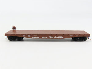 N Scale Micro-Trains 45060 D&RGW Denver & Rio Grande Western 50' Flat Car RTR