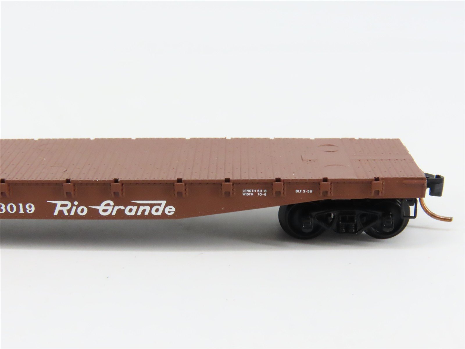 N Scale Micro-Trains 45060 D&RGW Denver & Rio Grande Western 50' Flat Car RTR