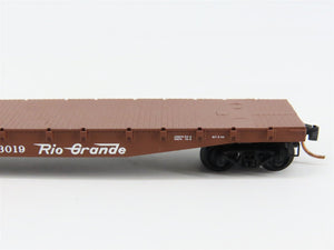 N Scale Micro-Trains 45060 D&RGW Denver & Rio Grande Western 50' Flat Car RTR