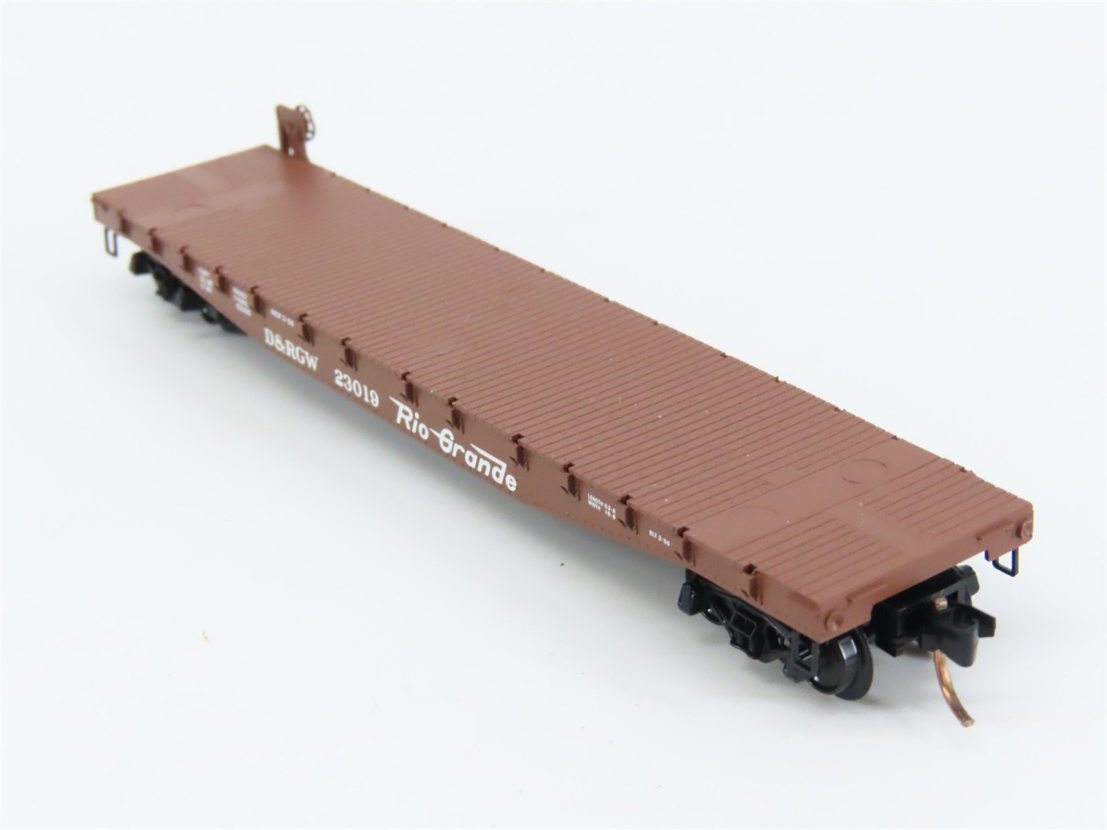 N Scale Micro-Trains 45060 D&RGW Denver & Rio Grande Western 50' Flat Car RTR