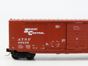 N Scale Micro-Trains 76030 ATSF Santa Fe 50' Box Car 49635 RTR