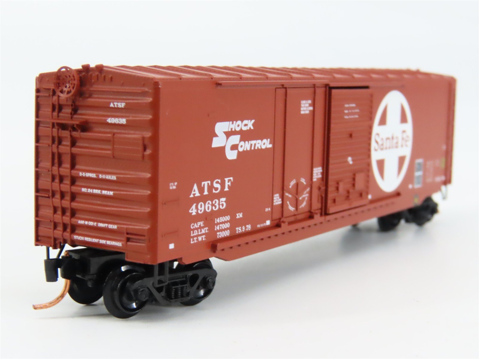 N Scale Micro-Trains 76030 ATSF Santa Fe 50' Box Car 49635 RTR