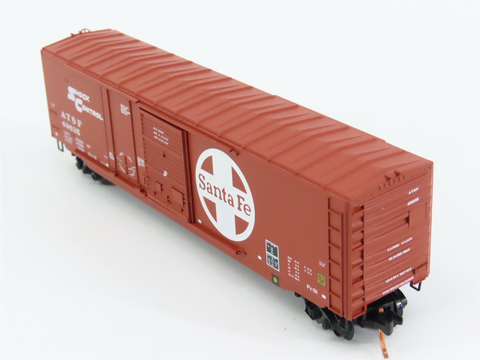 N Scale Micro-Trains 76030 ATSF Santa Fe 50' Box Car 49635 RTR
