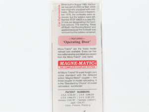 N Scale Micro-Trains 76030 ATSF Santa Fe 50' Box Car 49635 RTR