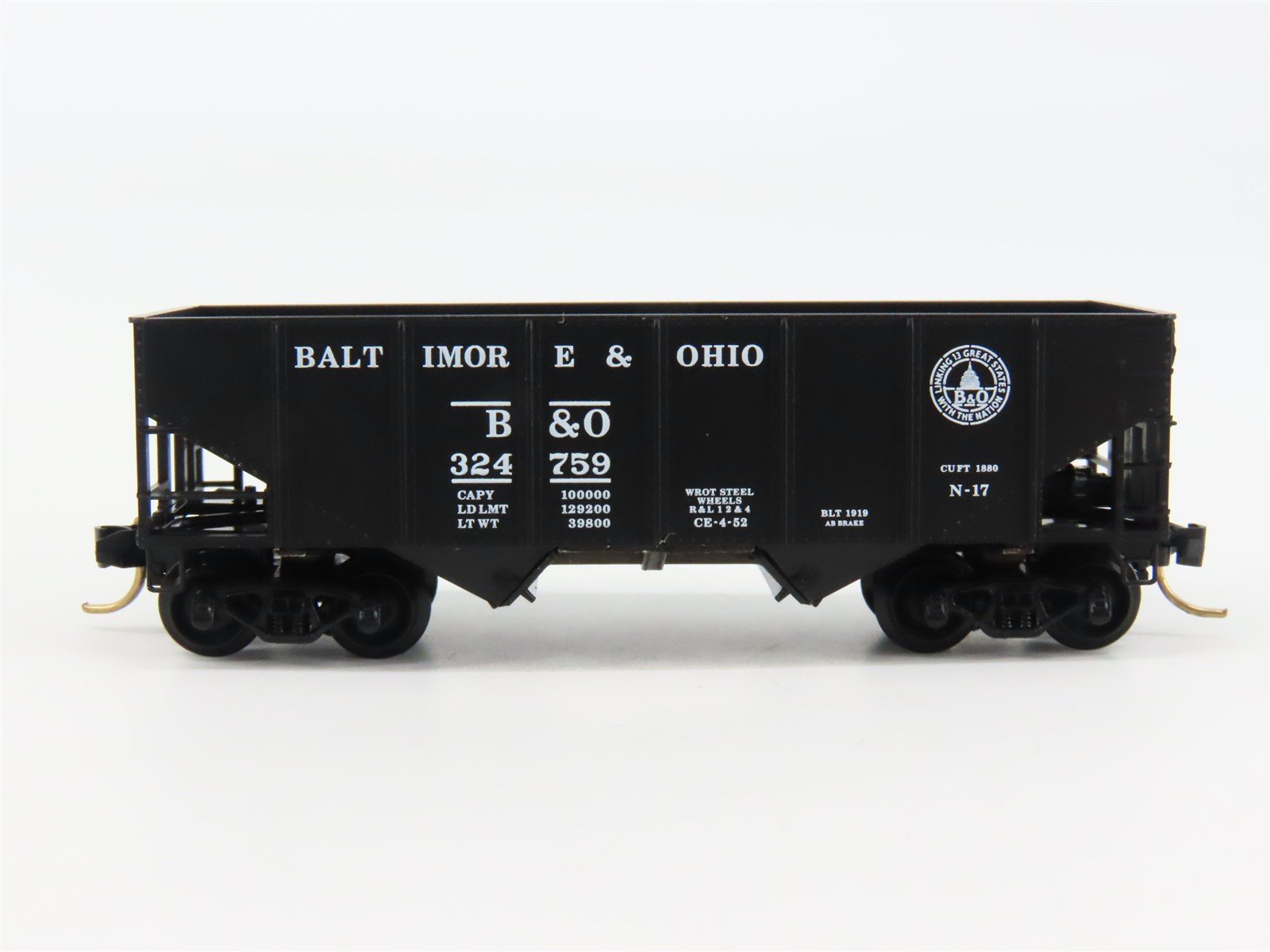N Scale Micro-Trains 56310 B&O Baltimore & Ohio 33' Hopper 324759 RTR