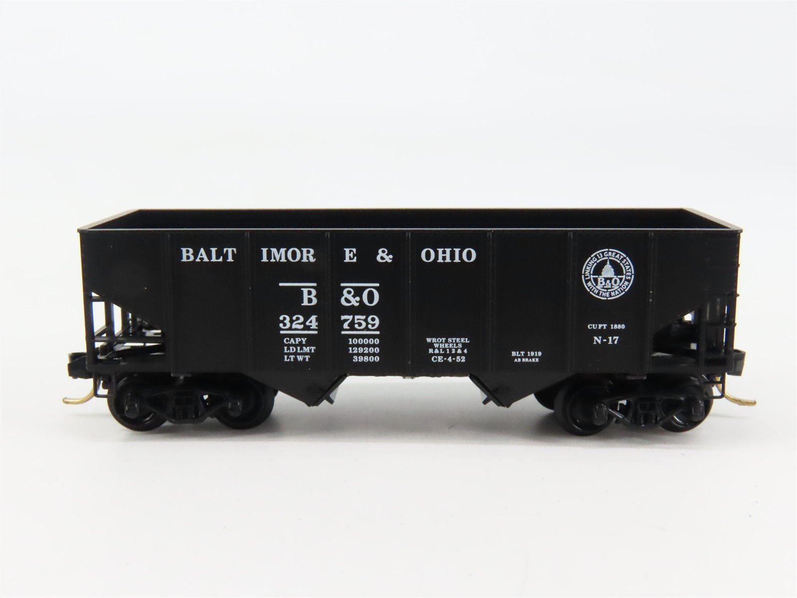 N Scale Micro-Trains 56310 B&O Baltimore & Ohio 33' Hopper 324759 RTR