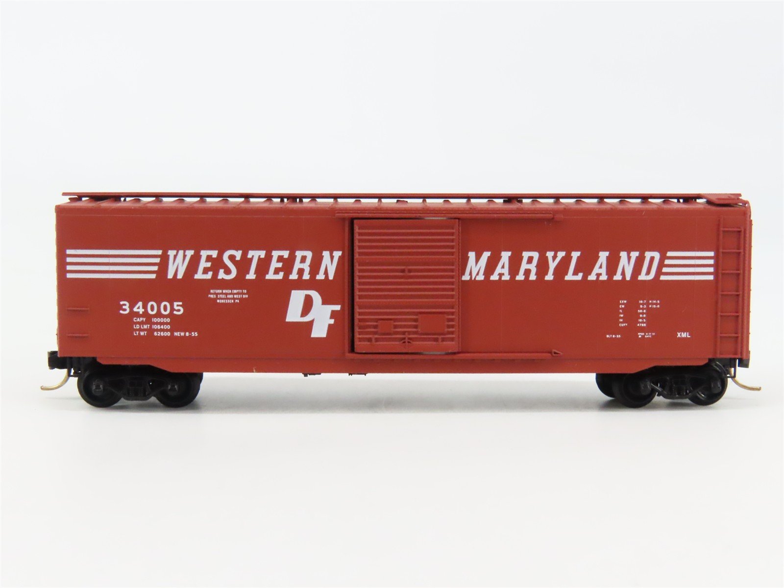 N Scale Micro-Trains 31160 WM Western Maryland 50' Box Car 34005 RTR