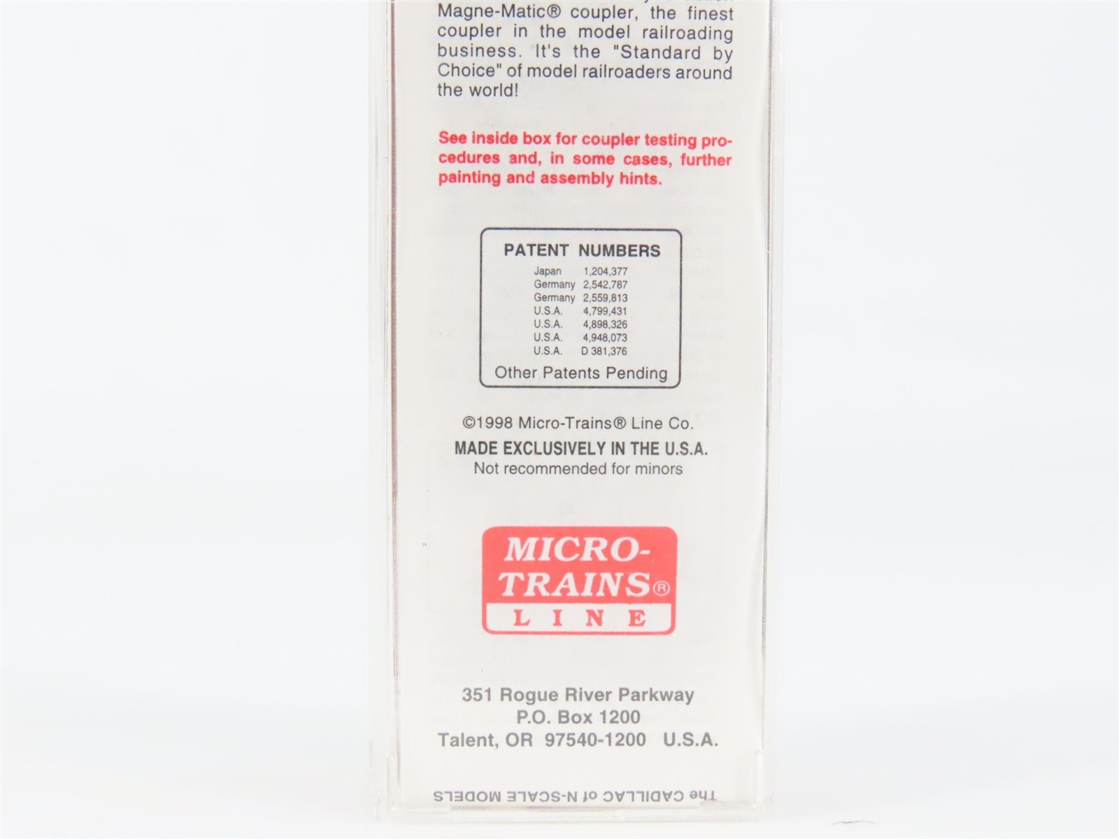 N Scale Micro-Trains 31160 WM Western Maryland 50' Box Car 34005 RTR