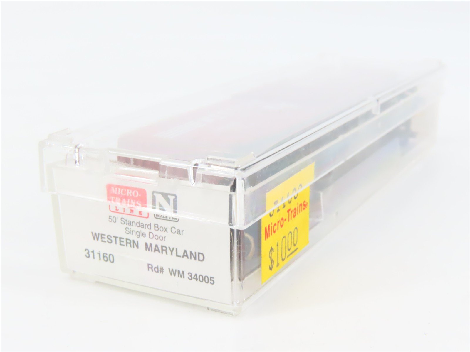 N Scale Micro-Trains 31160 WM Western Maryland 50' Box Car 34005 RTR