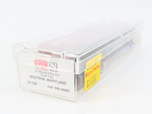 N Scale Micro-Trains 31160 WM Western Maryland 50' Box Car 34005 RTR