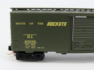 N Scale Micro-Trains 20566 RI Rock Island 40' Box Car 20039 RTR