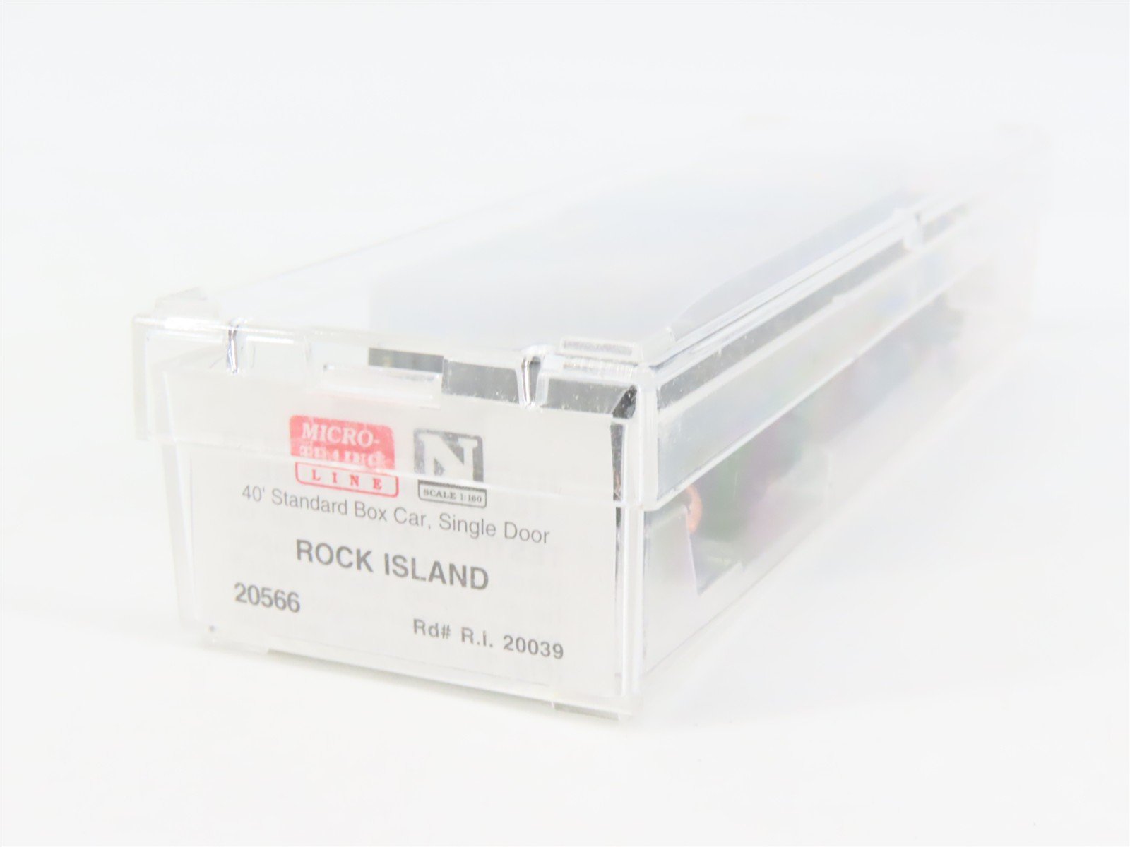 N Scale Micro-Trains 20566 RI Rock Island 40' Box Car 20039 RTR