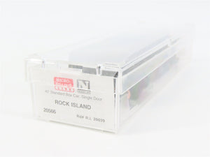 N Scale Micro-Trains 20566 RI Rock Island 40' Box Car 20039 RTR