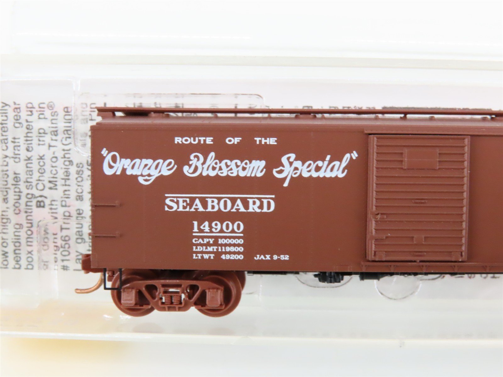 N Scale Micro-Trains 120230 SAL Seaboard Air Line 40' Box Car 14900 RTR