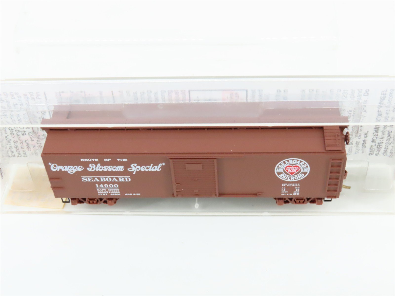 N Scale Micro-Trains 120230 SAL Seaboard Air Line 40' Box Car 14900 RTR
