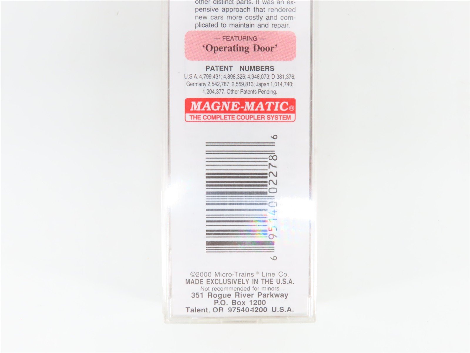 N Scale Micro-Trains 120230 SAL Seaboard Air Line 40' Box Car 14900 RTR