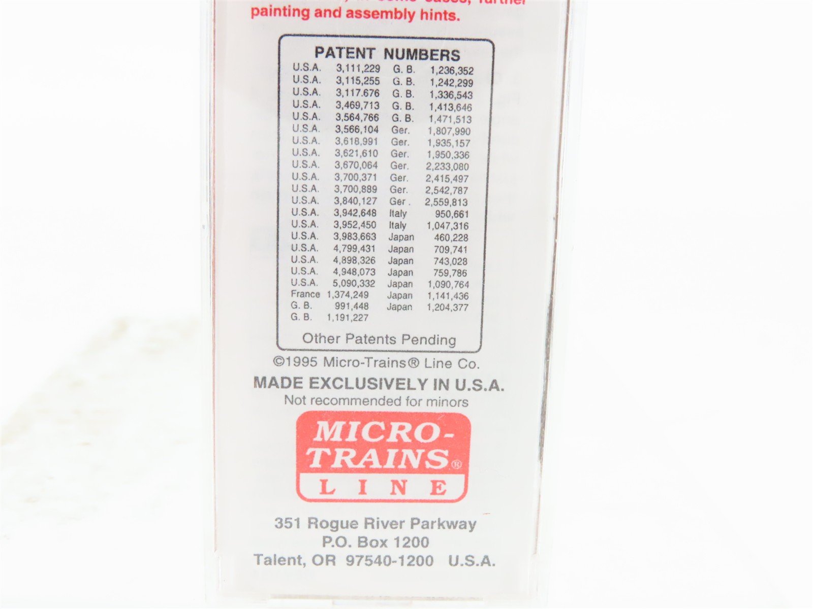 N Scale Micro-Trains 25540 SM St. Marys Railroad 50' Box Car 4209 RTR