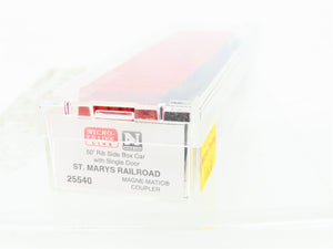 N Scale Micro-Trains 25540 SM St. Marys Railroad 50' Box Car 4209 RTR