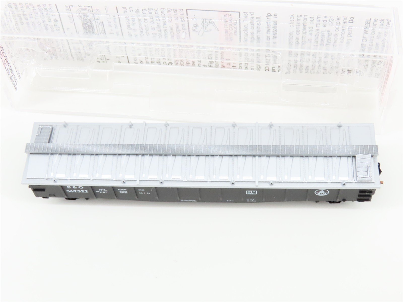 N Scale Micro-Trains 106040 B&O Baltimore & Ohio 50' Gondola 362522 RTR
