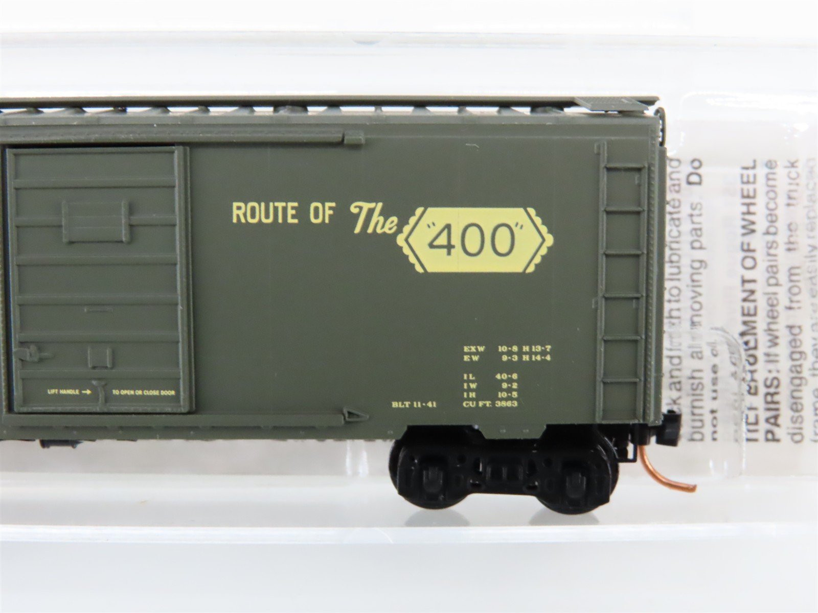 N Scale Micro-Trains 20596 40' Box Car RTR