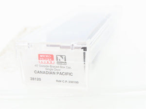 N Scale Micro-Trains 28120 CP Canadian Pacific 40' Box Car 230100 RTR