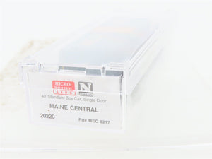 N Scale Micro-Trains 20220 MEC Maine Central 40' Box Car 8217 RTR