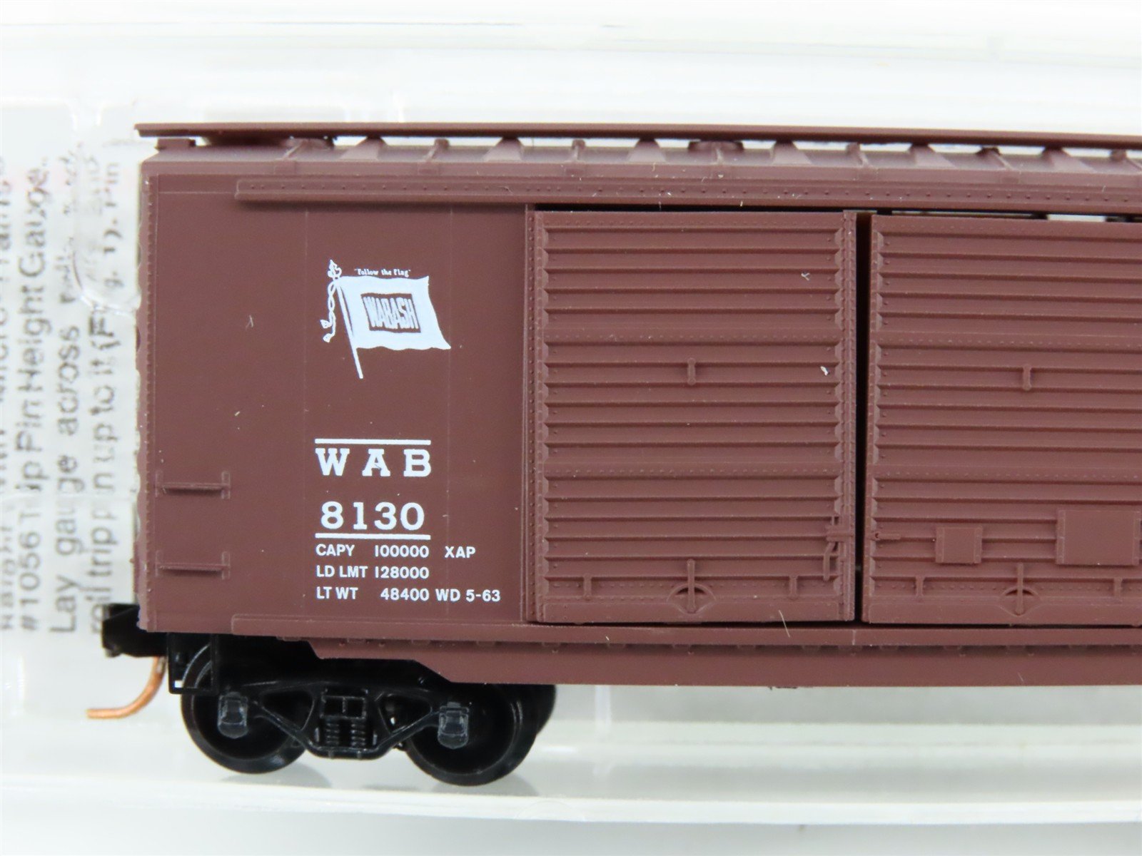 N Scale Micro-Trains 23130 WAB Wabash 40' Box Car 8130 RTR
