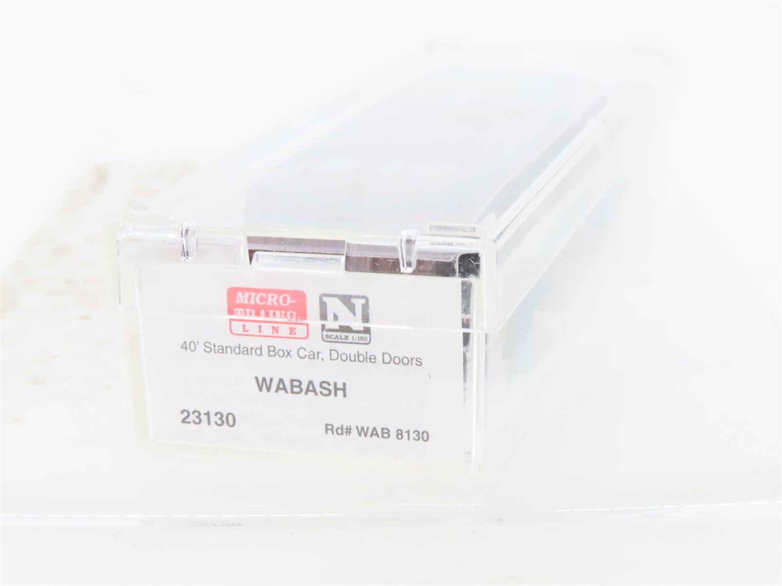 N Scale Micro-Trains 23130 WAB Wabash 40' Box Car 8130 RTR