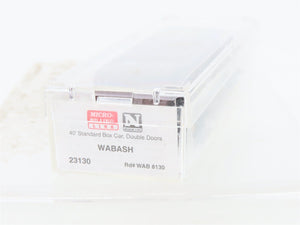 N Scale Micro-Trains 23130 WAB Wabash 40' Box Car 8130 RTR
