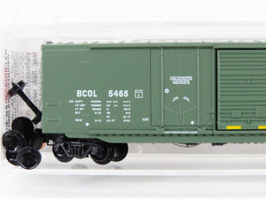 N Scale Micro-Trains 76050 BCOL British Columbia Railway 50' Box Car 5465 RTR