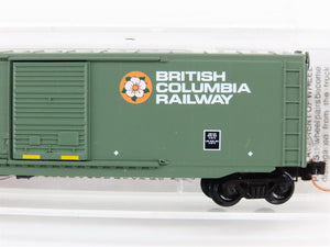 N Scale Micro-Trains 76050 BCOL British Columbia Railway 50' Box Car 5465 RTR