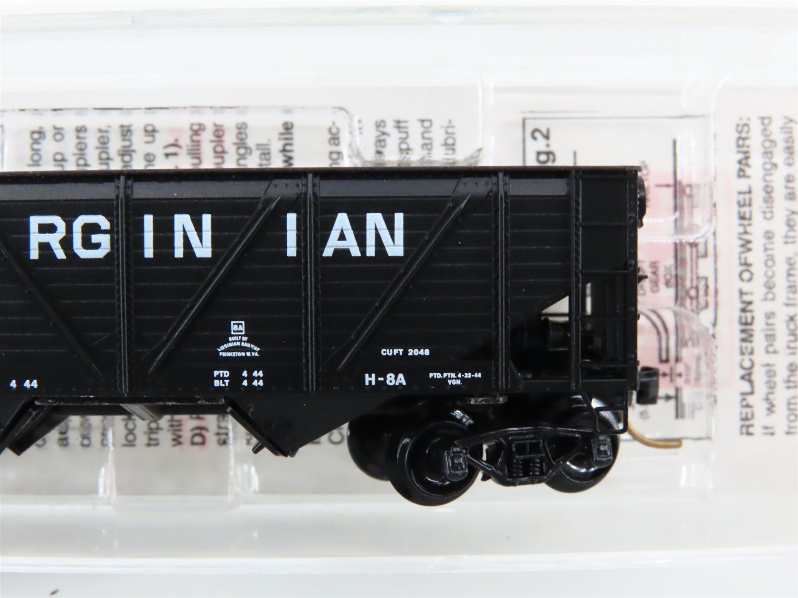 N Scale Micro-Trains 57110 VGN Virginian 33' Hopper 15365 RTR