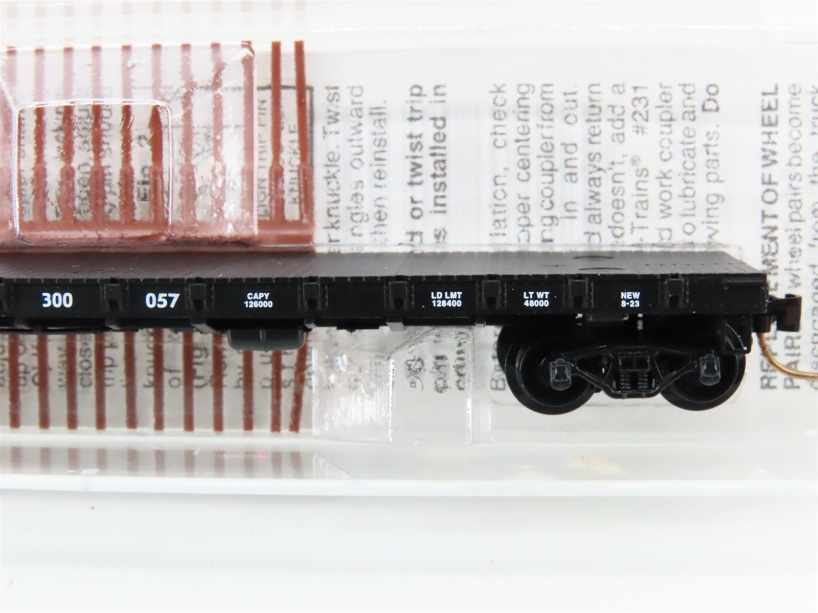 N Scale Micro-Trains 44040 CP Canadian Pacific 50' Flat Car 300057 RTR
