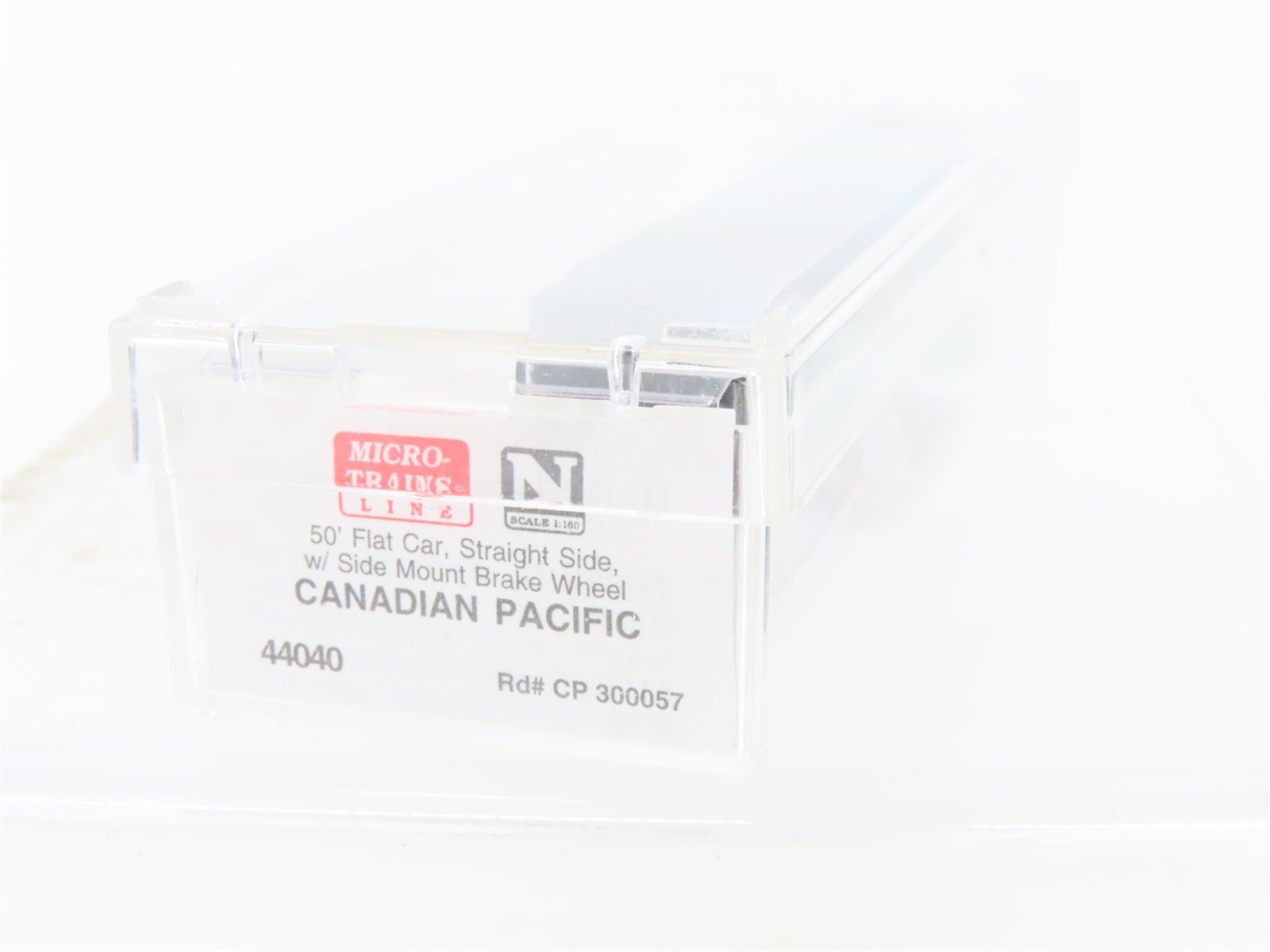 N Scale Micro-Trains 44040 CP Canadian Pacific 50' Flat Car 300057 RTR