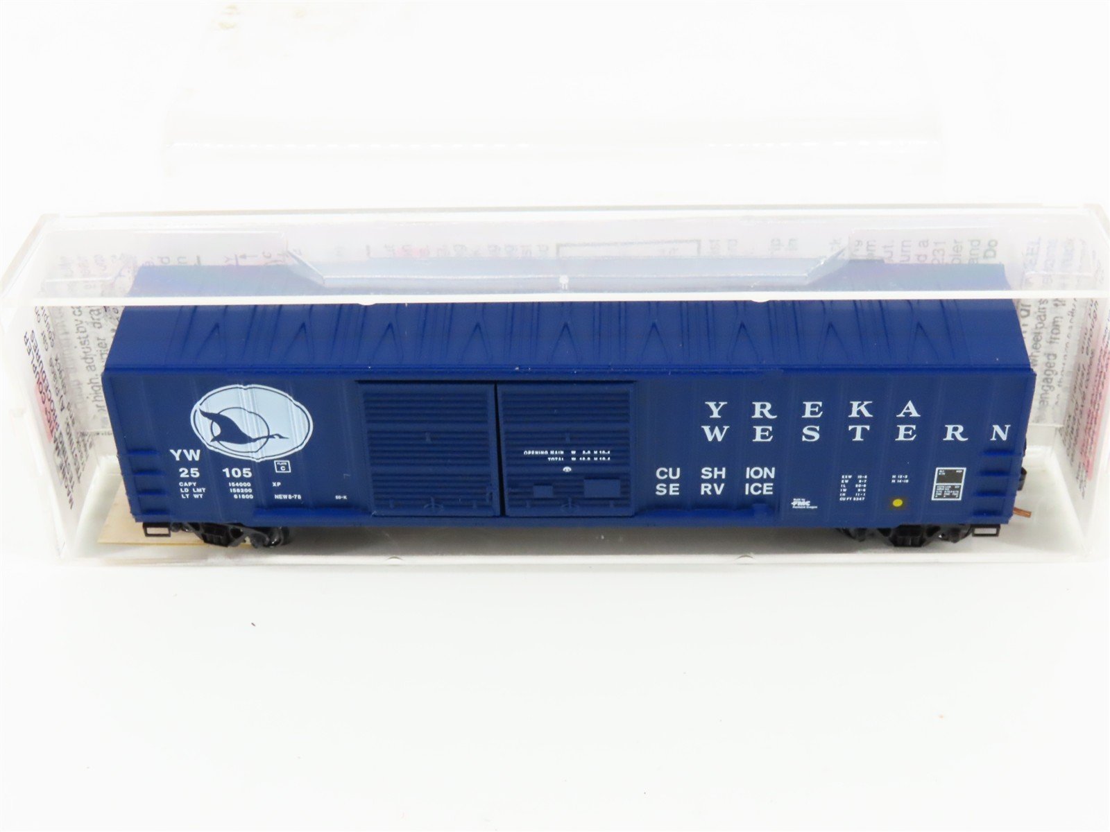 N Scale Micro-Trains 30020 YW Yreka Western 50' Box Car 25105 RTR