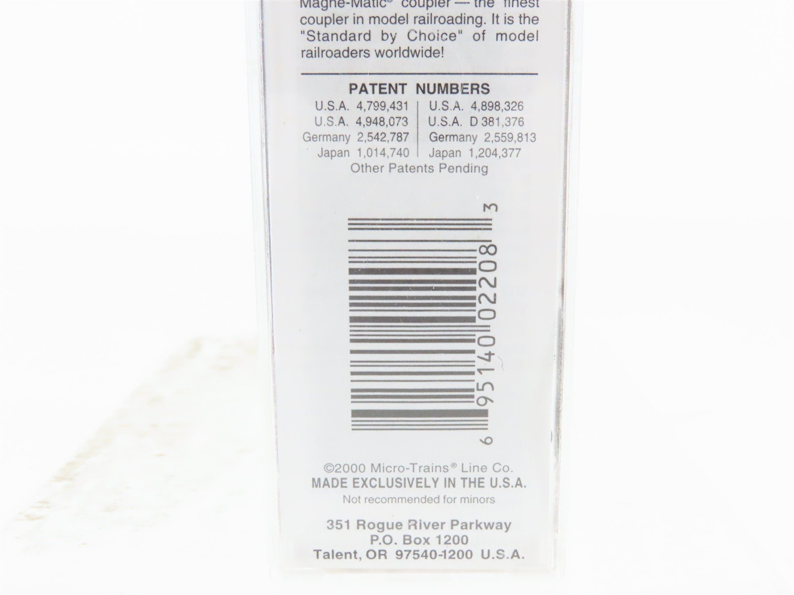 N Scale Micro-Trains 30020 YW Yreka Western 50' Box Car 25105 RTR