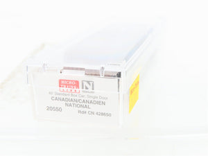 N Scale Micro-Trains 20550 CN Canadian National 40' Box Car 428650 RTR
