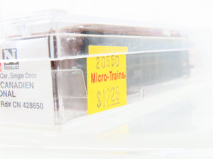 N Scale Micro-Trains 20550 CN Canadian National 40' Box Car 428650 RTR