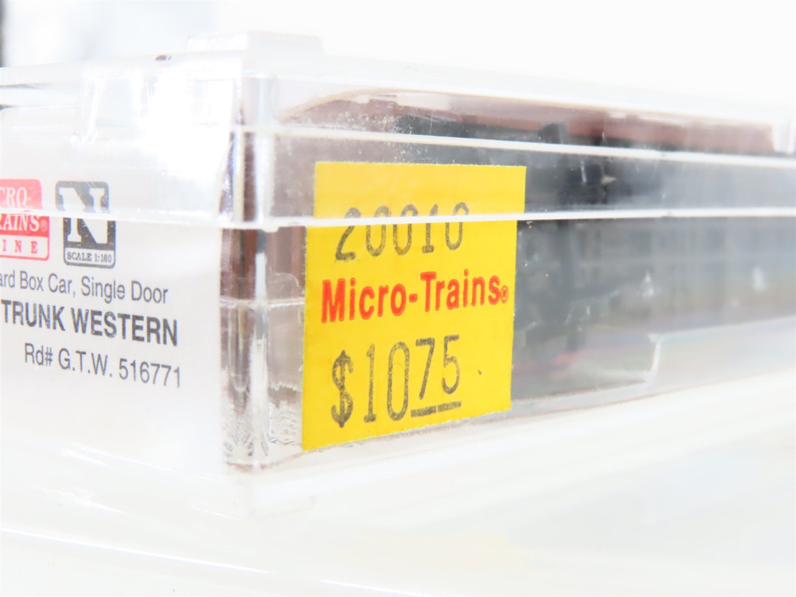 N Scale Micro-Trains 20010 GTW Grand Trunk Western 40' Box Car 516771 RTR