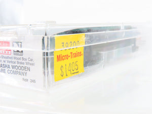 N Scale Micro-Trains 39200 MWWC Menasha Wooden Ware Company 40' Box Car 245 RTR