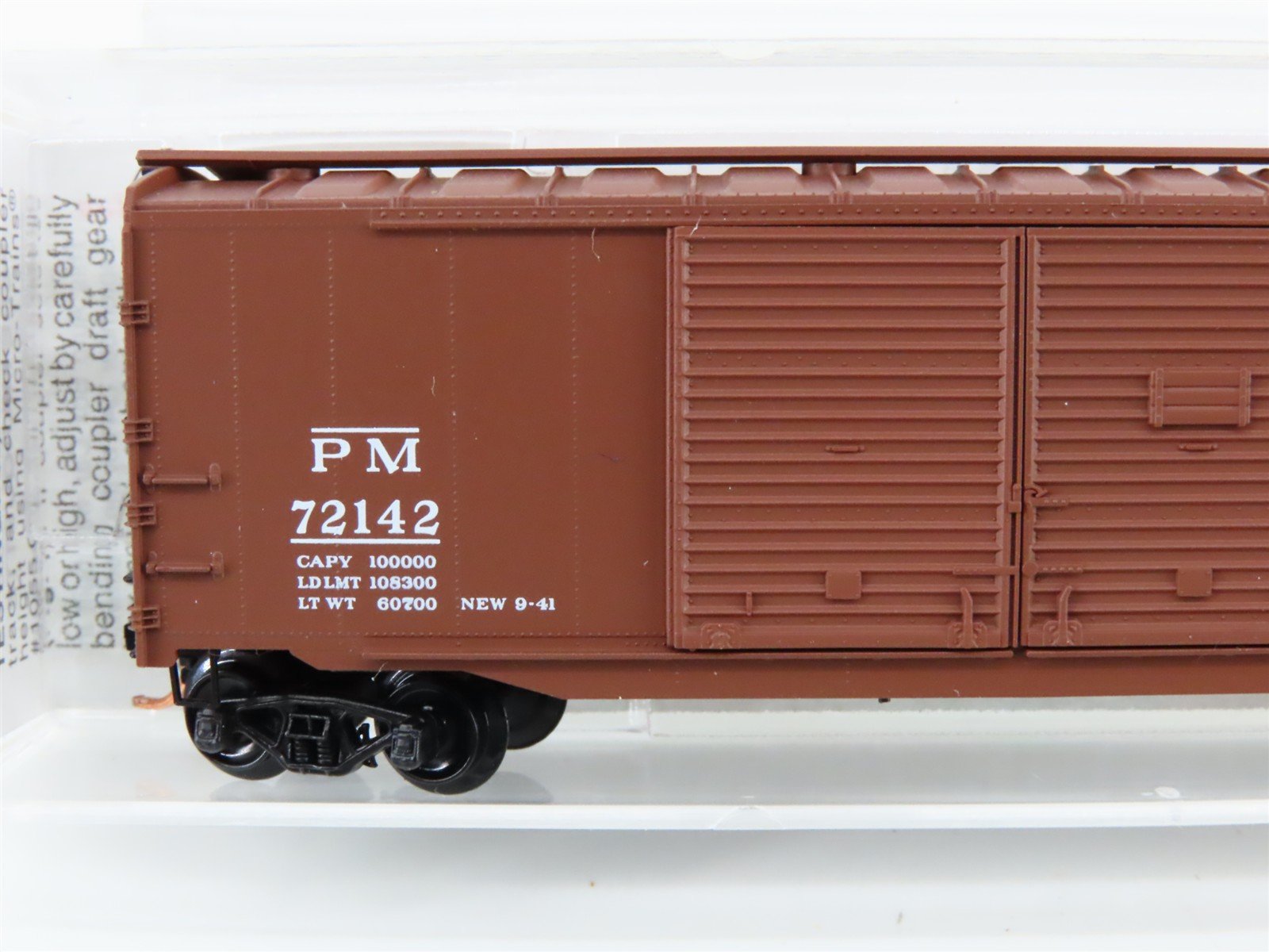 N Scale Micro-Trains 78100 PM Pere Marquette 50' Box Car 72142 RTR